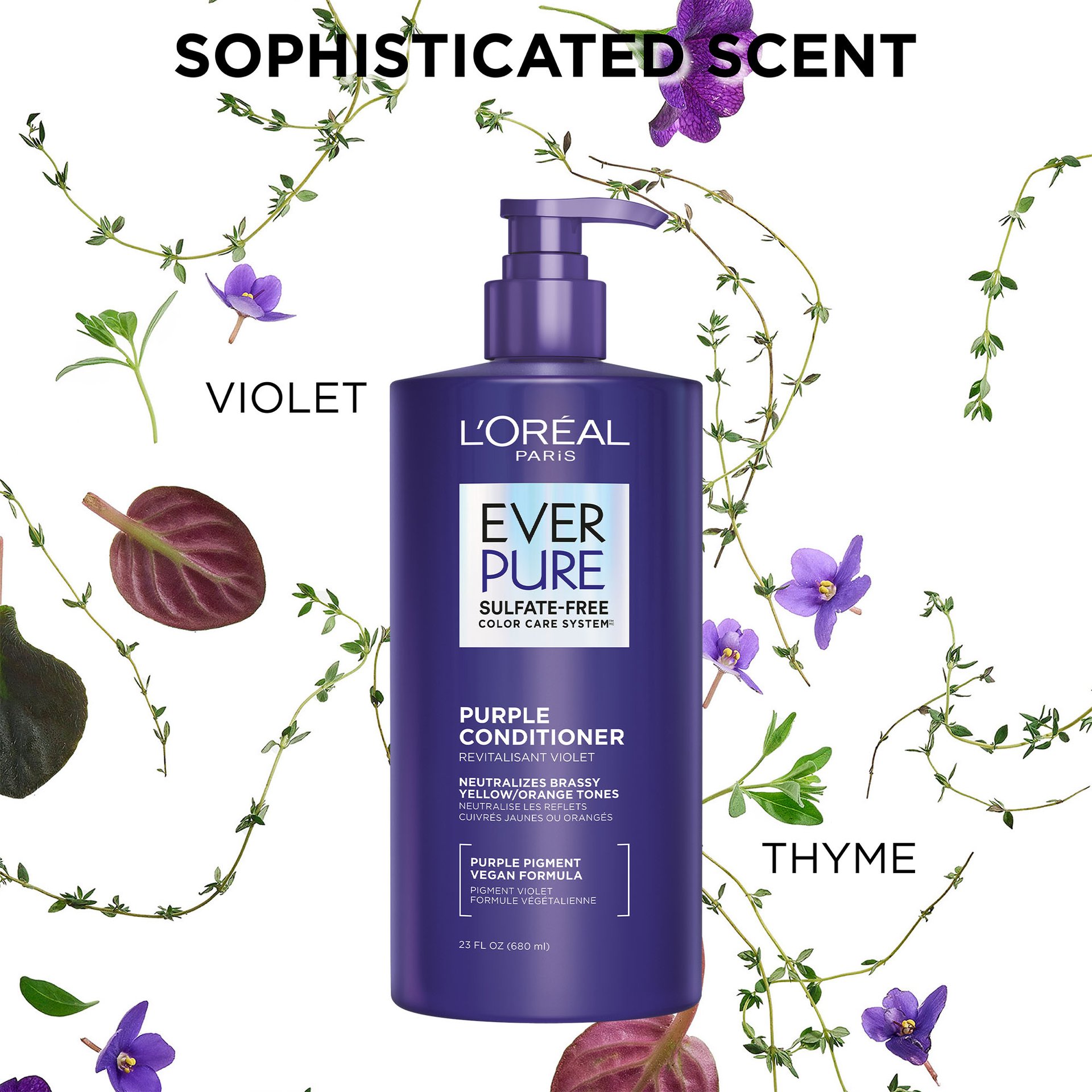 L'Oréal Paris EverPure Sulfate-Free Purple Conditioner, Scent and Perfume